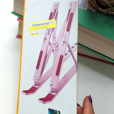 Vivitar Pink Adjustable Foldable Anti-Slip Aluminum Laptop Stand 15.6in DWB897 picture