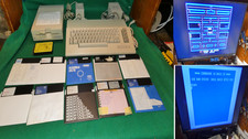 Vintage Commodore 64 Computer System w/ Disk Drive, Cartridge, Software & Access picture