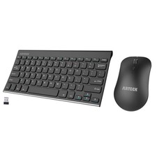Arteck 2.4G Wireless Keyboard and Mouse Combo Ultra Compact Slim Stainless Ke... picture