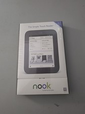 Barnes & Noble Nook Simple Touch 2GB, Wi-Fi, 6in eBook Reader Black New Sealed picture