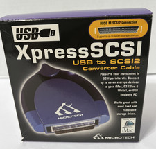 Microtech XpressSCSI USB to SCSI Converter Cable (vintage) picture