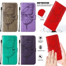Strap Flip Butterfly Wallet Cover Case For 17 16 15 14 13 12 11 Pro Max 16E XR picture