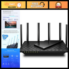 High-Speed AX5400 WiFi 6 Router, Dual-Band, Gigabit Ethernet, Smart Home Ready picture