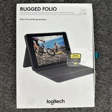 Logitech Rugged Folio Keyboard Case for iPad 7th & 8th Gen 920-009293 - New picture