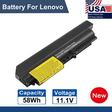 T400 Battery for Lenovo ThinkPad T400 2764 R400 7443 R61 7732 7733 7737 T61 58Wh picture