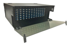 144 Port LCUPC Singlemode 4RU RackMount Fiber Patch Panel Enclosure Fully Loaded picture