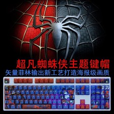 COOL Spiderman PBT OEM Translucent 108Key Keycaps Set For MX Mechanical keyboard picture