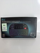 Rii i4 Dual Mode Multimedia Keyboard Touchpad Combo - Brand New picture