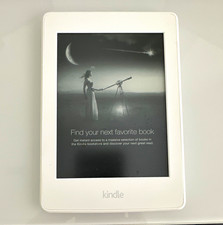 Amazon Kindle 6in Touchscreen eBook Reader Wi-Fi 4GB White DP75SDI 7th  gen picture