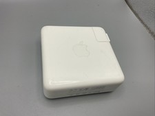 Original USED APPLE 87W USB-C Power Adapter Charger White Check Photos For Info picture