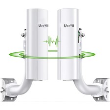 UeeVii Wireless Bridge w/ Mounts Point to Point/Multipoint WiFi Bridges 1000Mbps picture