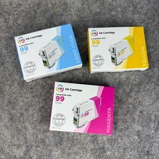 NEW 3 LD Ink Cartridges compatible with Epson TO993, TO994, TO995 NIB picture