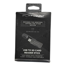 Platinum UHS-I USB 3.2 Gen 1 Memory Card Reader for desktop laptop chromebook picture