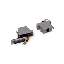 RJ45 to DB25 Male Modular Adapter - Beige picture