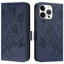 Flip Leather Rose Wallet Cover Case For S26 S25 S24 S23 S22 S21 S20 Note 20 picture