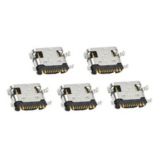 5Pcs Type-C Connection Port Horizontal Female 16 Pin 4-Legged Sinking Plate 1.6 picture