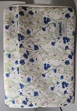 Kinmac Laptop Tablet Sleeve Padded Case Flower pattern  10x 14 inches picture
