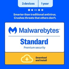 Malwarebytes Premium Security - 3 Device / 1 Year picture