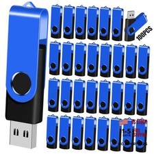 100-Pack USB Flash Drives Bulk  USB 2.0 Thumb Drive,Blue 8GB 100PCS-Blue picture
