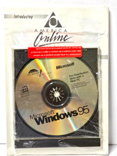 Microsoft Windows 95 CD AOL American Online SEALED picture