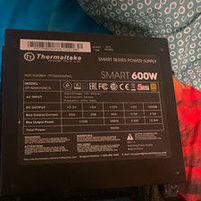 Thermaltake Smart Series 600W ATX 80 Plus Bronze PSU SP-600AH2NCG picture