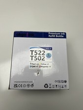 (6 Pack, 600ml) okgo T522 T502 Ink High Capacity Refill Bottles for Epson 502 picture
