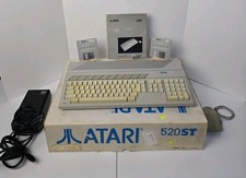 Atari 520ST Home Computer CIB w/ Manual, Disks, Mouse & Power Supply TESTED VGC picture