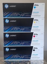 Genuine Recently Made HP 414A LaserJet Toner Set W2020A W2021A W2022A W2023A OEM picture
