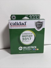 Calidad VP2 1033 Ink Cartridge Brother 3317 Compatible 4x Value Pack New Sealed picture