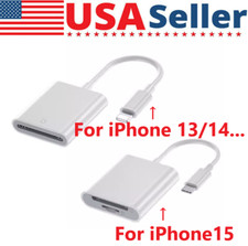 TF/SD Card Adapter Camera Reader for iPad iPhone6 7 8 Plus 13 14 15 Pro X Xs Lot picture