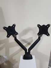 Mount-It  Dual Monitor Mount Arms - Black picture