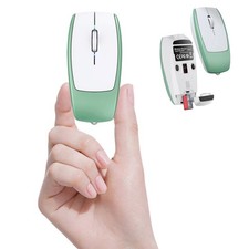 Wireless Mouse Mini Small Finger Bluetooth TF Card Reader Silent Portable PC picture
