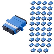 40 PCS SC-UPC To SC-UPC Couplers Duplex Fiber Optical Adapters Cable Connectors picture