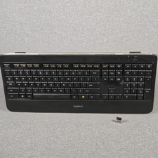 LOGITECH K800 Wireless Illuminated Keyboard (Y-R0065) with USB Receiver Dongle picture