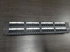 Leviton Cat 5e Flat Patch Panel 24 Port GigaMax 5e 256-5G596-U48 picture