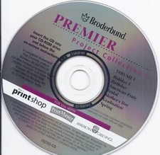 Broderbund Premier Project Collection I CD for use with PrintShip & Print Master picture
