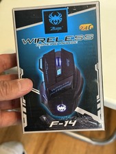 ZELOTES F-14 Gaming Mouse F14 USB 2.4G Hz Wireless 2400 DPI 7 picture