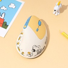 PEANUTS Snoopy Genuine Bluetooth Vertical Mouse 2.4Ghz Wireless Mouse Low-noise. picture