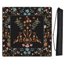 Sweet Jojo Designs Mahjong Mat for Table Shipped Rolled - Boho Floral picture