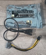 4 Pcs VER 009s Plus PCI-E 1x to 16x Powered USB3.0 GPU Riser Adapter Card picture