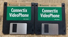 Vintage Connectix VideoPhone for Mac on 2 Floppy Disks TESTED and READABLE picture