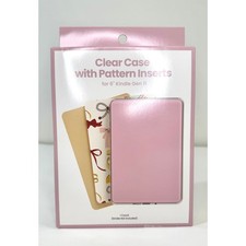 Clear Case with Pattern Inserts for 6” Kindle Gen 11 – New Sealed picture