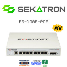 ♻️ NEW Fortinet FS-108F-POE 8-Port Gigabit PoE+ Managed Switch – ⚡Fast Ship picture
