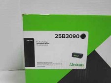 GENUINE LEXMARK 25B3090 Black Toner Cartridge XM7370 NEW SEALED picture