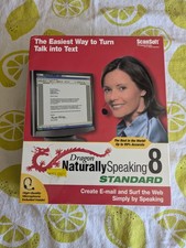 Sealed New - Dragon Naturally Speaking 8 Standard ScanSoft Software picture