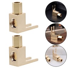 Gold Plated Pure Copper Y Spade Fork Adapter for Vintage Amplifier Audio picture
