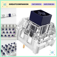 Mechanical Gaming Keyboard Switches - 120 Pcs Clicky 60gf, Lubed, Waterproof, Du picture