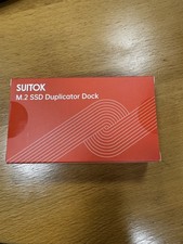 SUITOK M.2 NVMe SATA SSD Duplicator USB-C Dual Bay Dock 20Gbps Cloner STK03 picture