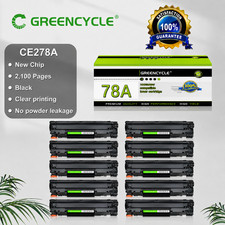 GREENCYCLE 10PK CE278A Toner Fits for HP 78A LaserJet Pro P1606DN M1536DNF MFP picture