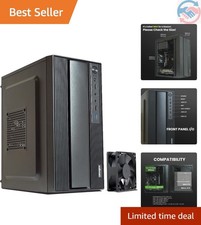 T6 MINI M-ATX Micro-ATX Slim Compact Desktop PC Case with 80mm Fan picture